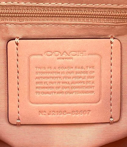 美品 COACH 2way ハンドバッグ ショルダーバッグ 斜め掛け シグネチャー 83607 レディース コーチ