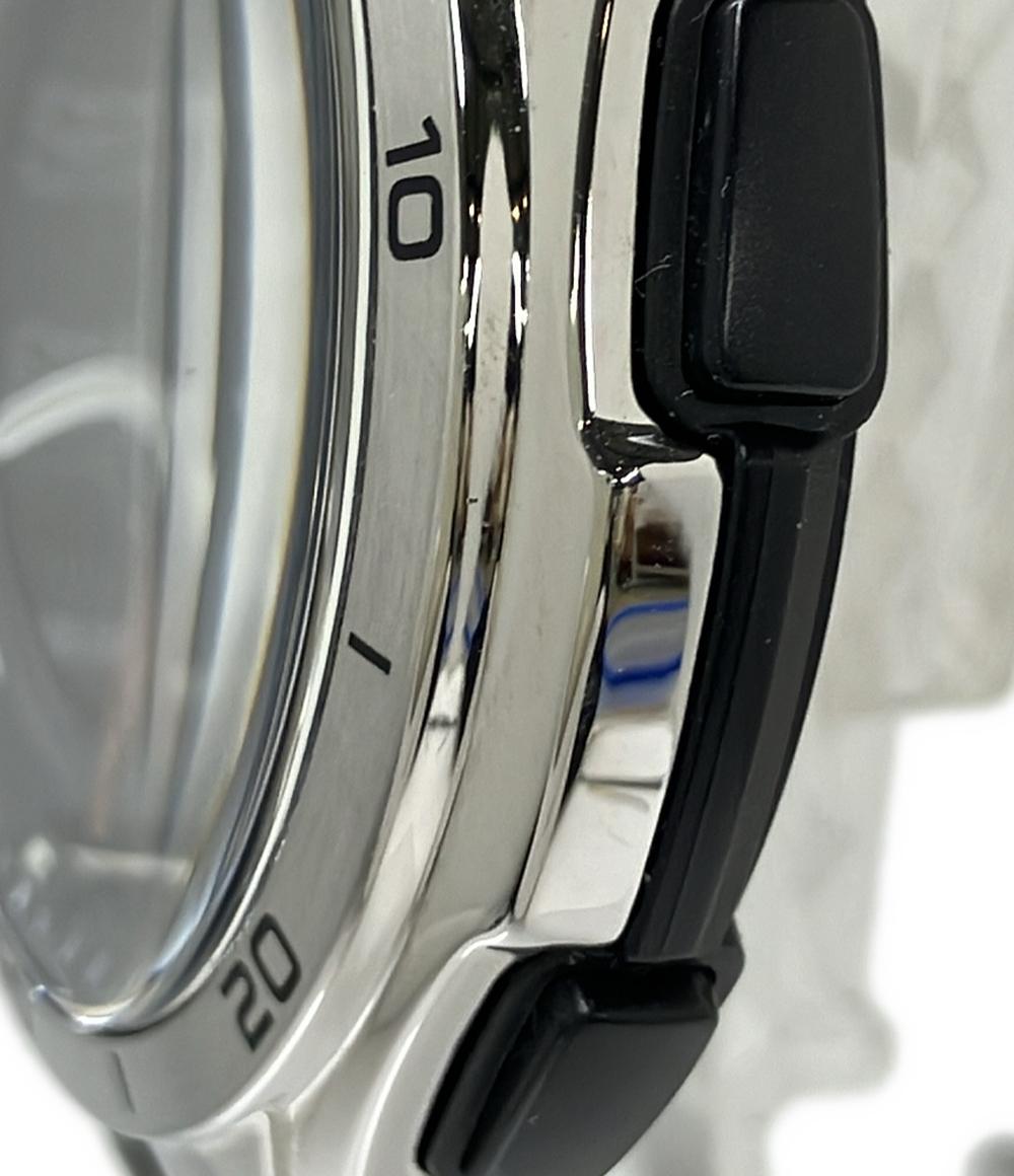 美品 CASIO 腕時計 ウェーブセプター WAVE CEPTOR ソーラー ブラック WVA-M640 メンズ カシオ