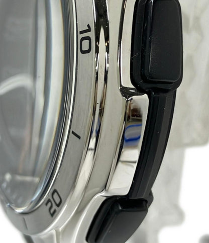 美品 CASIO 腕時計 ウェーブセプター WAVE CEPTOR ソーラー ブラック WVA-M640 メンズ カシオ