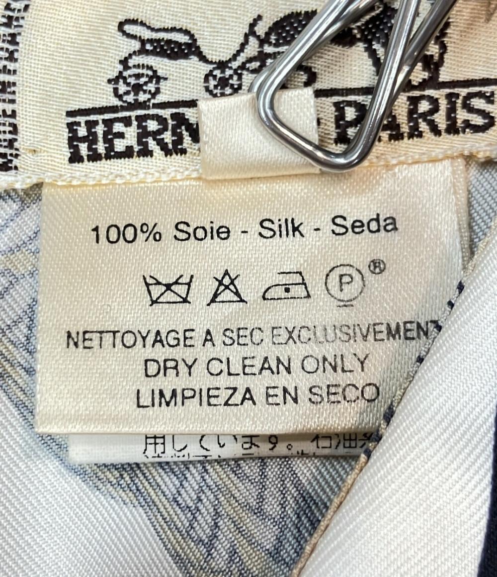 HERMES 長袖シャツ シルク レディース SIZE 40 (M) エルメス