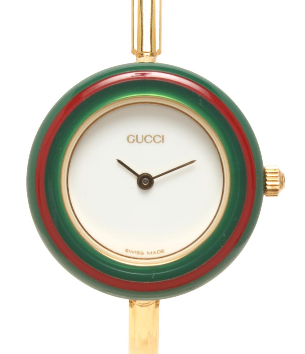 GUCCI 腕時計 クオーツ ホワイト 11/12.2 レディース グッチ