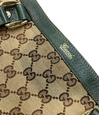 グッチ 2WAY ハンドバッグ ショルダーバッグ 肩掛け トートバッグ GGキャンバス 130734 001013 レディース GUCCI