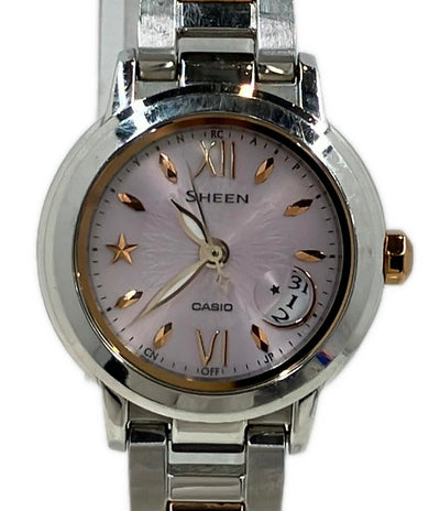 CASIO 腕時計 シーン SHEEN ソーラー ピンク SHW-1500 レディース カシオ