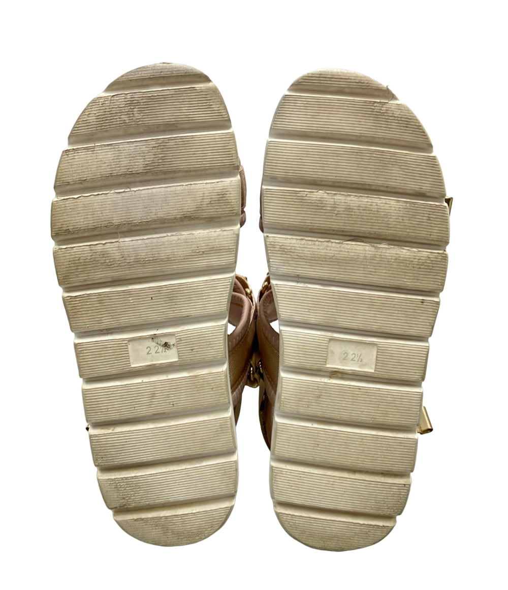 LANVIN en Bleu ホットフィックスフットベッドサンダル レディース SIZE 22.5 ランバンオンブルー