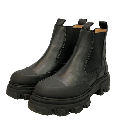 GANNI サイドゴアブーツ ショートブーツ Cleated Low Chelsea S3237 4900 レディース SIZE 38 (M) ガニー