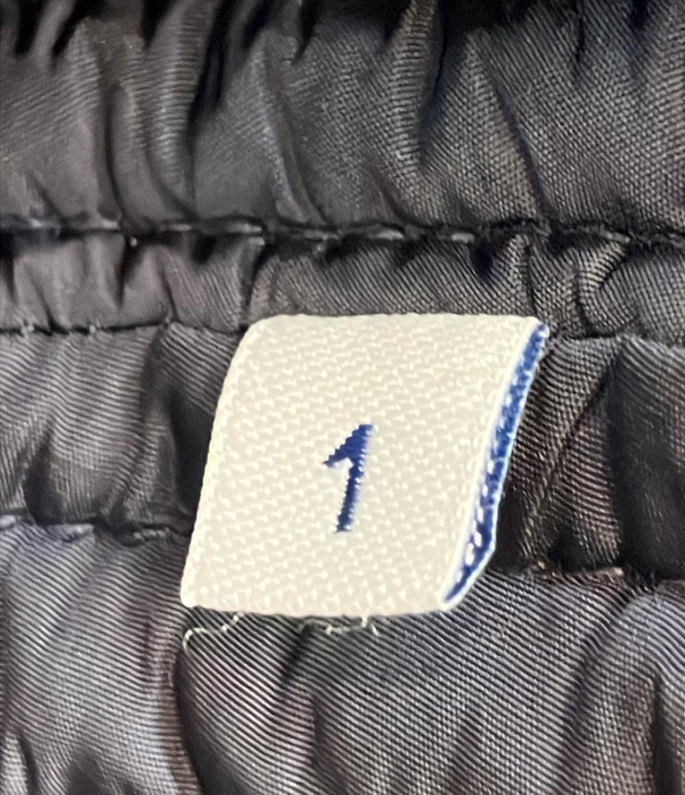 MONCLER ライダースジャケット ブルゾン ロゴワッペン ダブルジップ LEMAN 510914112085 メンズ SIZE 1 (S) モンクレール