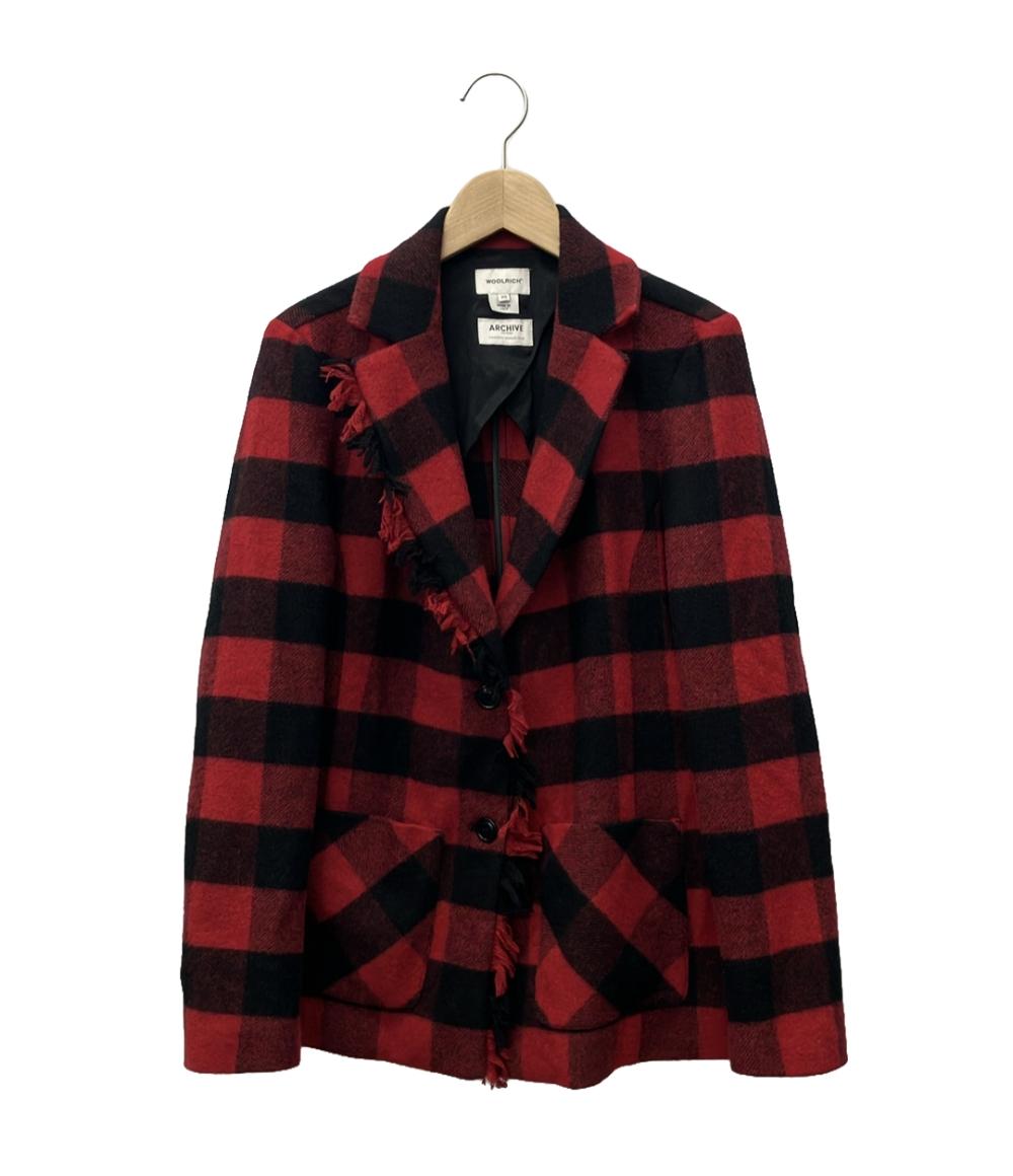 ウールリッチ チェック柄ウールテーラードジャケット レディース SIZE XS (XS) WOOLRICH