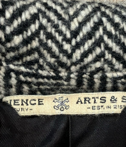 ARTS and SCIENCE チェスターコート ダブルブレスト ヘリンボーン 033-0142-365 レディース SIZE 1 (S) アーツアンドサイエンス