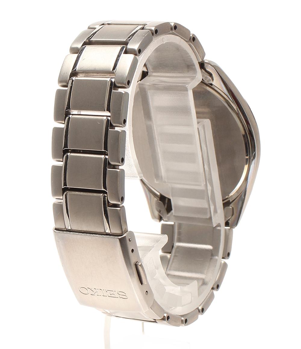 SEIKO 腕時計 ソーラー ホワイト 7B52-0AK0 メンズ セイコー – Rehello