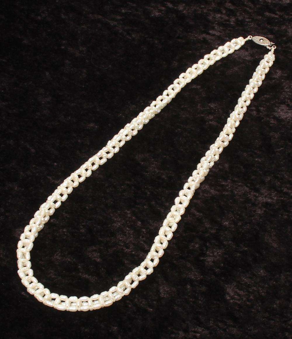 ネックレス 淡水パール レディース