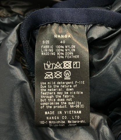 NANGA beautiful people リバーシブル ダウンジャケット メンズ SIZE 40 ナンガ ビューティフルピープル