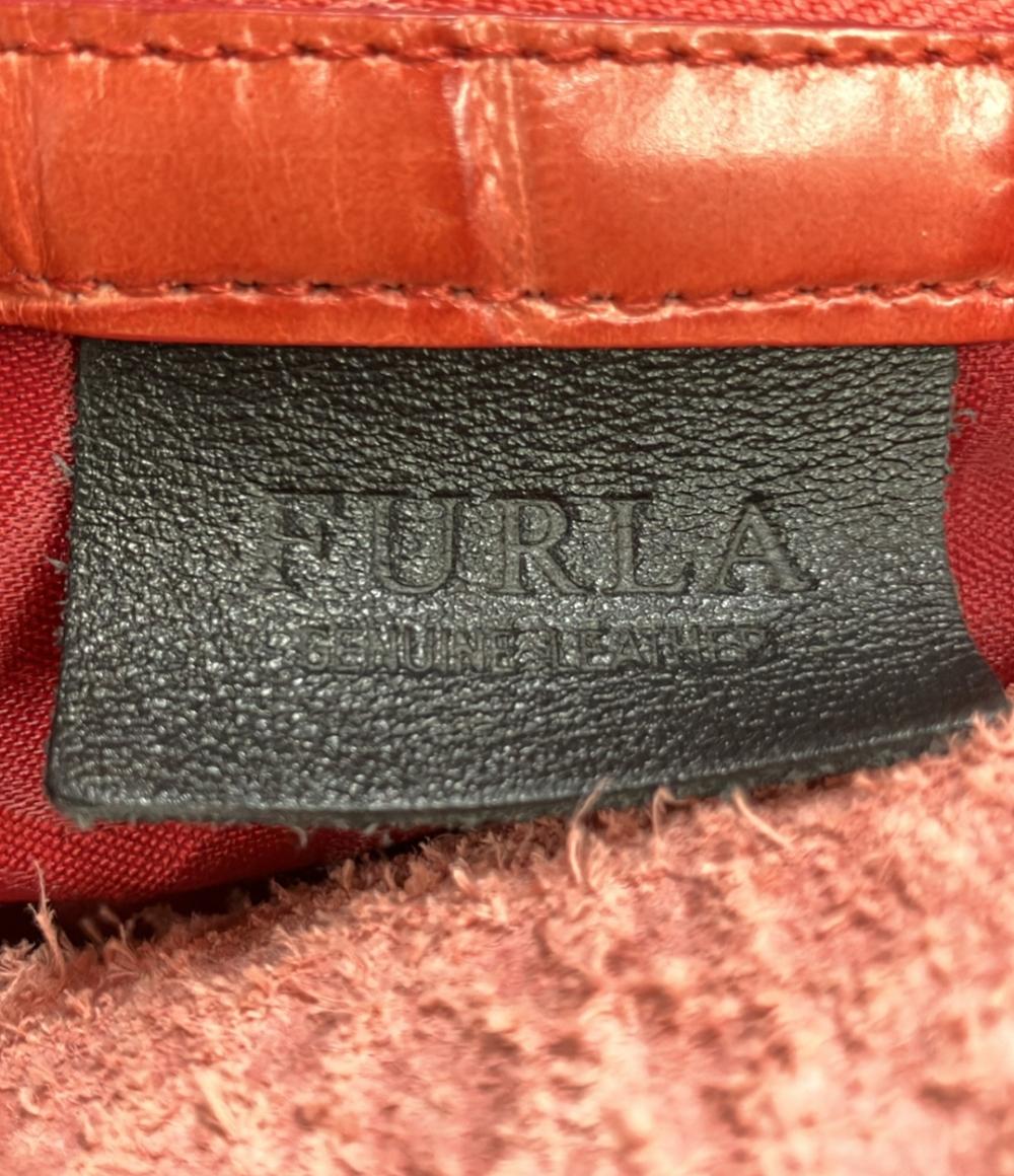 Furla ハンドバッグ クロコ型押し レディース フルラ