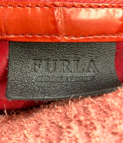 Furla ハンドバッグ クロコ型押し レディース フルラ