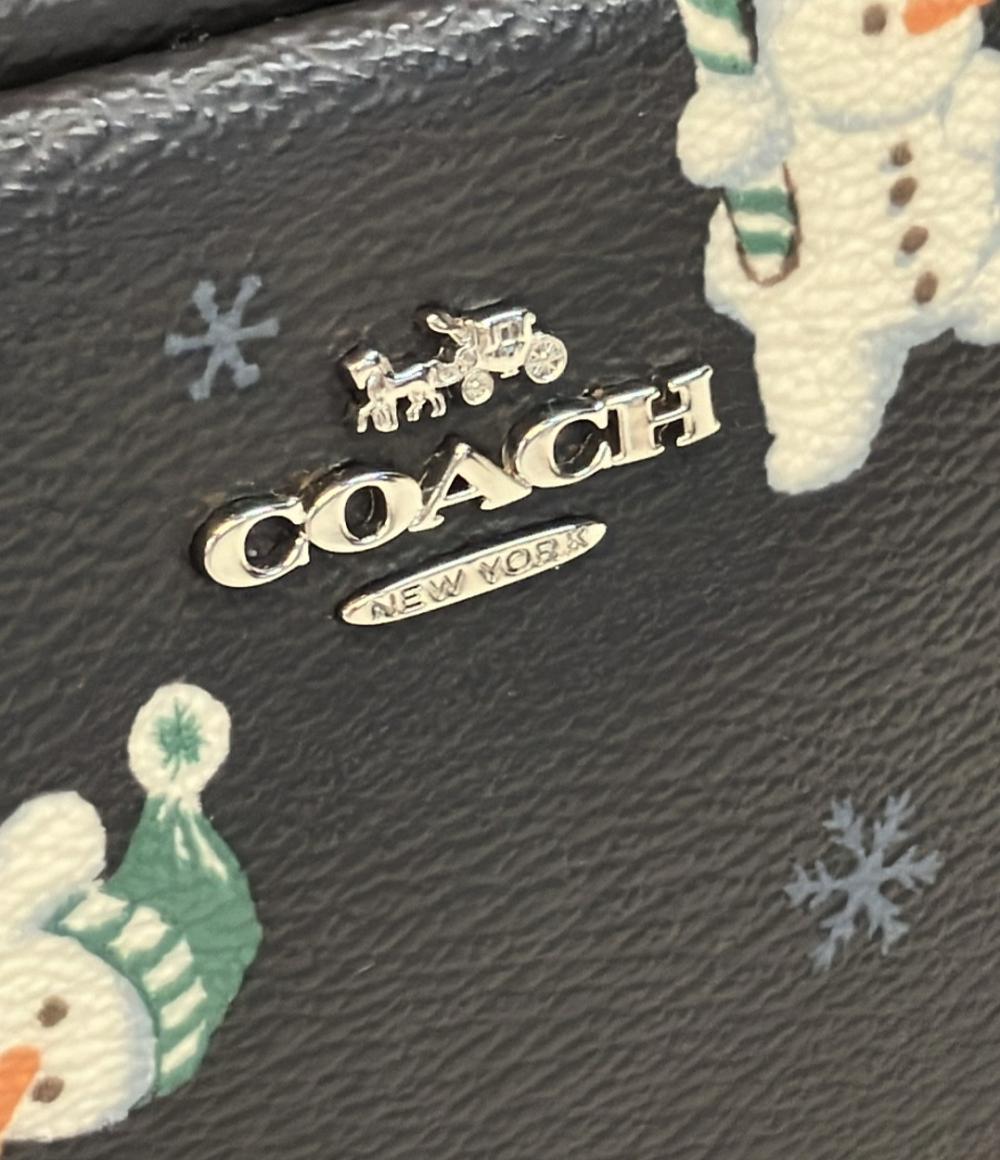 コーチ る ポーチ 雪だるま柄 レディース COACH