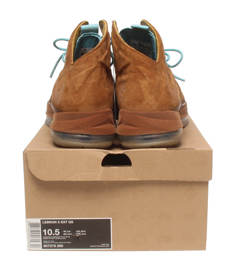 NIKE ハイカットスニーカー レブロン 10 エクステンション QS ヘーゼルナッツ 607078-200 メンズ SIZE 28.5 ナイキ