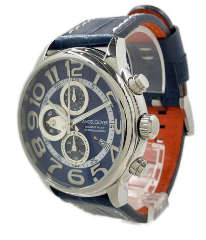 エンジェルクローバー 腕時計 クオーツ ブルー DP44 メンズ Angel Clover