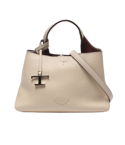 TOD’S 2wayショルダーバッグ ハンドバッグ 斜め掛け Tタイムレス レディース トッズ