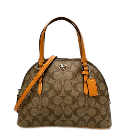 コーチ 2WAY ハンドバッグ ショルダーバッグ 斜め掛け シグネチャー レディース COACH