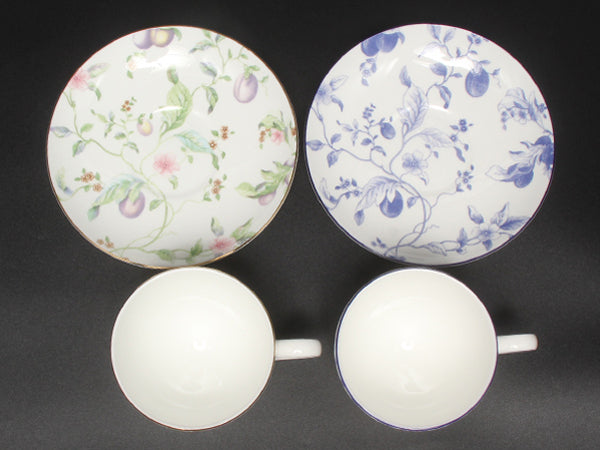 WEDGWOOD カップ＆ソーサー 2客セット スウィートプラム ブループラム ウエッジウッド