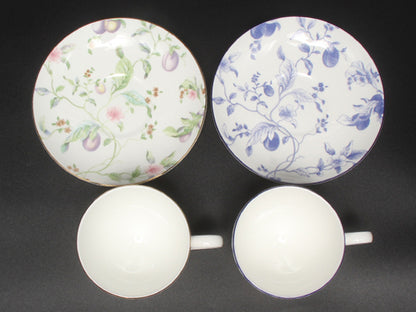 WEDGWOOD カップ＆ソーサー 2客セット スウィートプラム ブループラム ウエッジウッド
