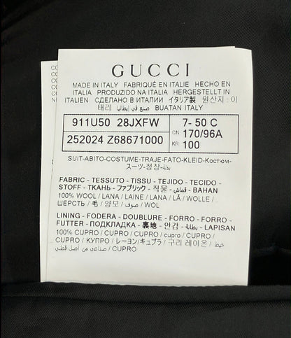 GUCCI シングル 2ボタン セットアップ スーツ 252024 Z6867 メンズ SIZE 50 グッチ