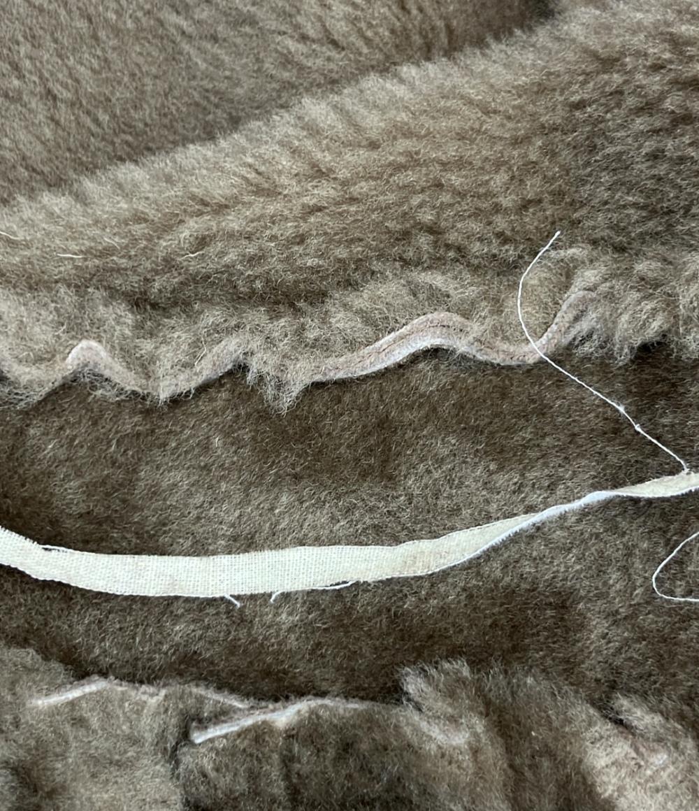 DOUBLE STANDARD CLOTHING ムートンコート ラムレザー フォックス レディース SIZE F (M) ダブルスタンダードクロージング