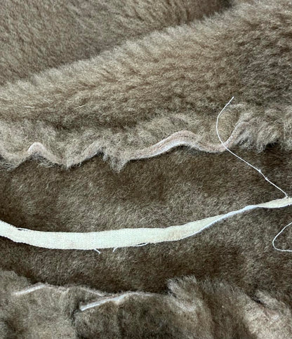 DOUBLE STANDARD CLOTHING ムートンコート ラムレザー フォックス レディース SIZE F (M) ダブルスタンダードクロージング