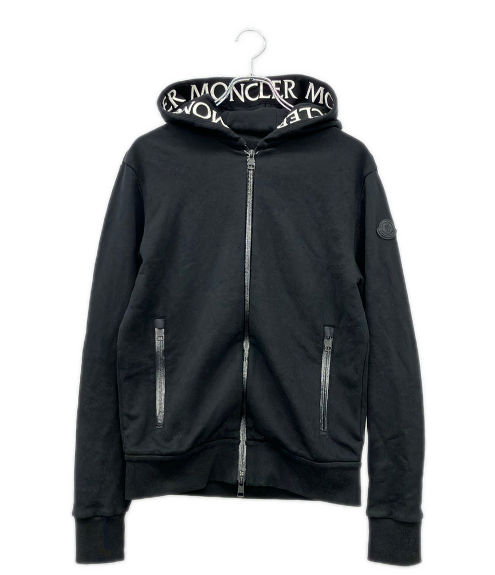 MONCLER マグリアカーディガン ロゴスウェット ジップアップパーカー F20918G78500 メンズ SIZE S モンクレール