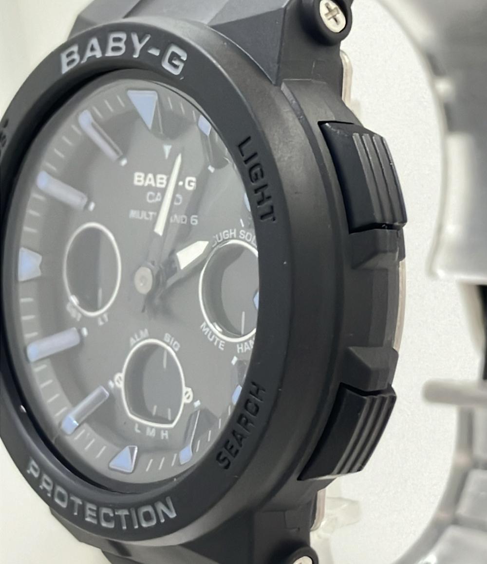 美品 CASIO 腕時計 Baby-G ソーラー ブラック BGA-2500 レディース カシオ