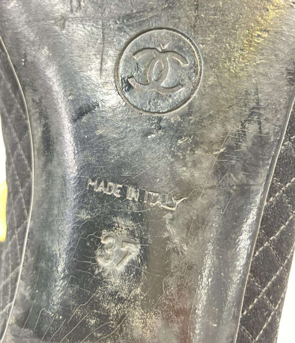 CHANEL フラットパンプス マトラッセ レディース SIZE 37 (24cm) シャネル