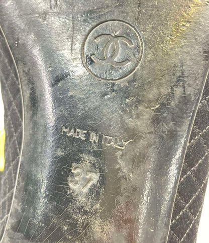 CHANEL フラットパンプス マトラッセ レディース SIZE 37 (24cm) シャネル