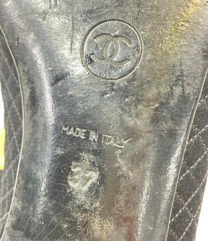 CHANEL フラットパンプス マトラッセ レディース SIZE 37 (24cm) シャネル