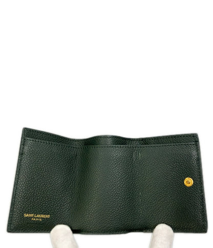 SAINT LAURENT 三つ折り財布 レザー レディース サンローラン