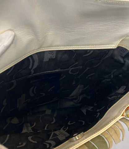 Salvatore Ferragamo レザートートバッグ 編み込み かご マルチカラー ガンチーニ 217226 レディース サルヴァトーレフェラガモ