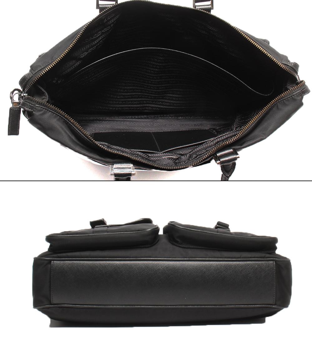 プラダ 2wayブリーフケース ビジネスバッグ ショルダーバッグ 斜め掛け 2VE017 メンズ PRADA