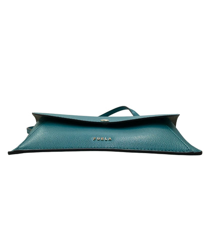 美品 FURLA ショルダーバッグ ショルダーポーチ 斜め掛け レザー レディース フルラ