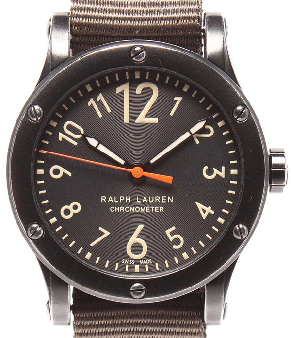RALPH LAUREN 腕時計 サファリ RL67 クロノメーター 自動巻き ブラック RLR0250900 メンズ ラルフローレン
