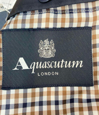 Aquascutum トレンチコート Aライン ダブルブレスト タグ ライナー付き 5000151100 レディース SIZE 6 (S) アクアスキュータム
