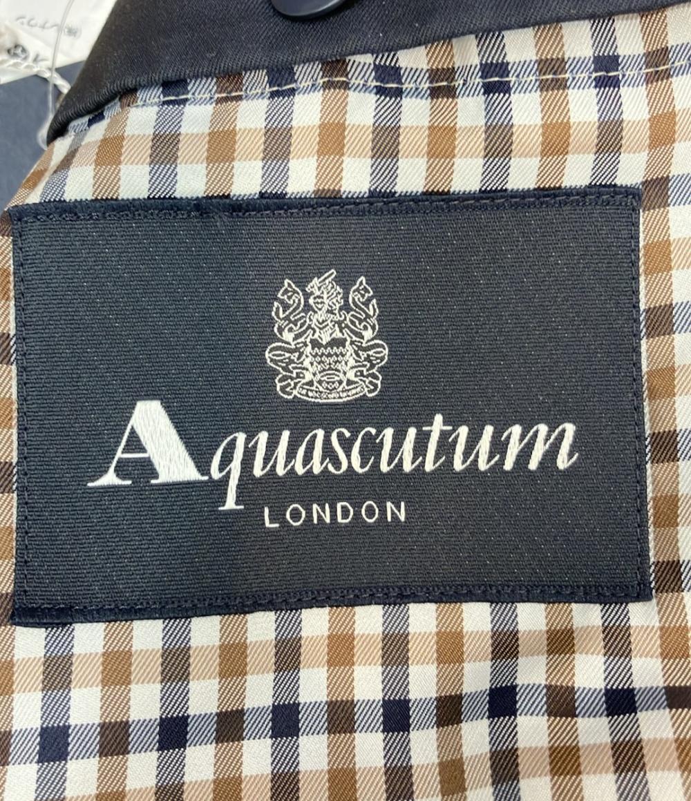 Aquascutum トレンチコート Aライン ダブルブレスト タグ ライナー付き 5000151100 レディース SIZE 6 (S) アクアスキュータム