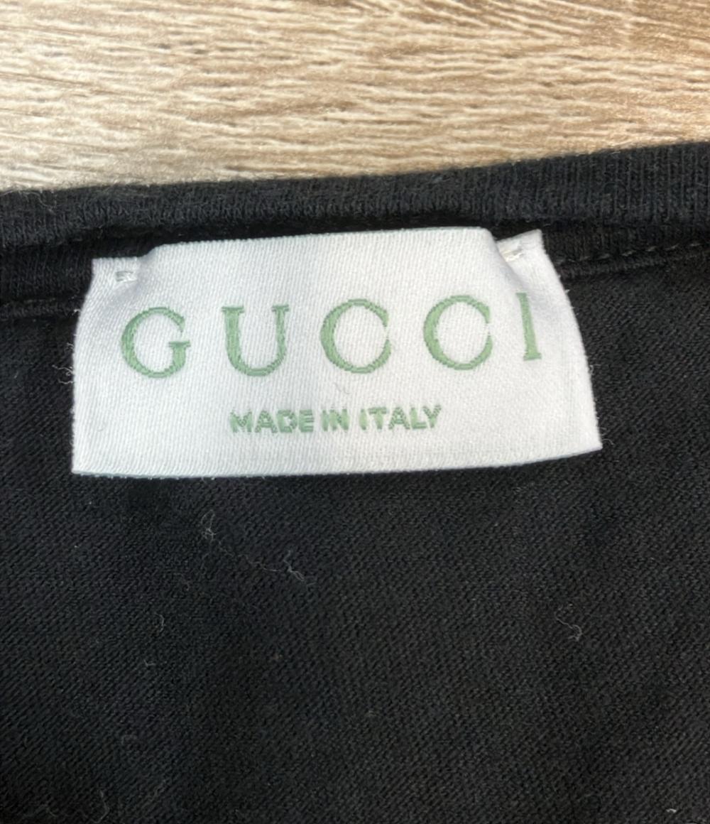 GUCCI 半袖Tシャツ 犬 130 BK プリント コットン キッズ SIZE 8 (130) グッチ
