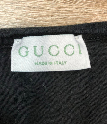 GUCCI 半袖Tシャツ 犬 130 BK プリント コットン キッズ SIZE 8 (130) グッチ