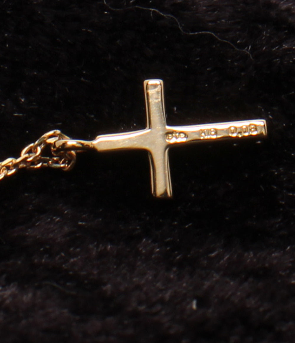 美品 ete ネックレス K18 ダイヤ 0.03ct ブレスレット K18 ダイヤ 0.05ct  2点セット レディース エテ