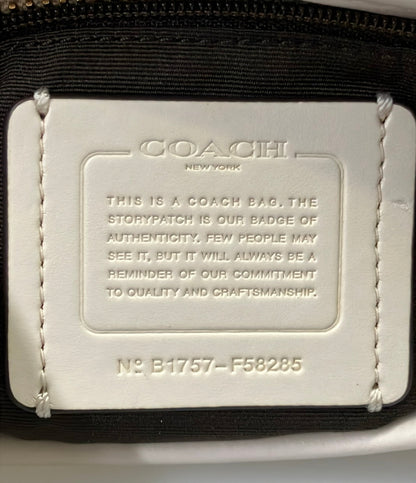 美品 COACH ショルダーバッグ シグネチャー F58285 レディース コーチ