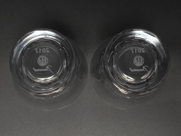 美品 Baccarat イヤータンブラー グラス 2点セット ペア 2017 ルチア バカラ