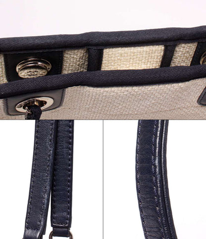 CHANEL トートバッグ チェーントートバッグ ショルダーバッグ 肩掛け シルバー金具 23番台 ドーヴィル PM レディース シャネル