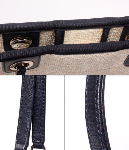 CHANEL トートバッグ チェーントートバッグ ショルダーバッグ 肩掛け シルバー金具 23番台 ドーヴィル PM レディース シャネル