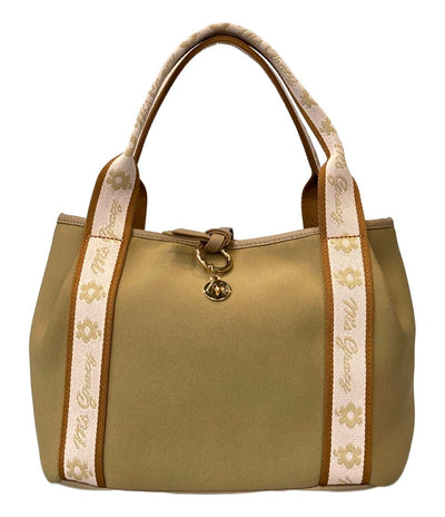 美品 M'S GRACY ハンドバッグ ロゴテープ レディース エムズグレイシー