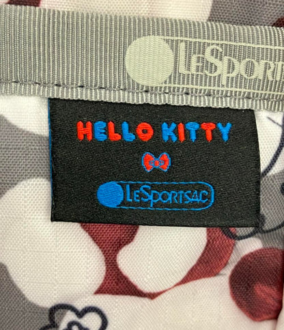 レスポートサック ハローキティ ショルダーバッグ 斜め掛け 総柄 レディース LeSportsac HELLO KITTY