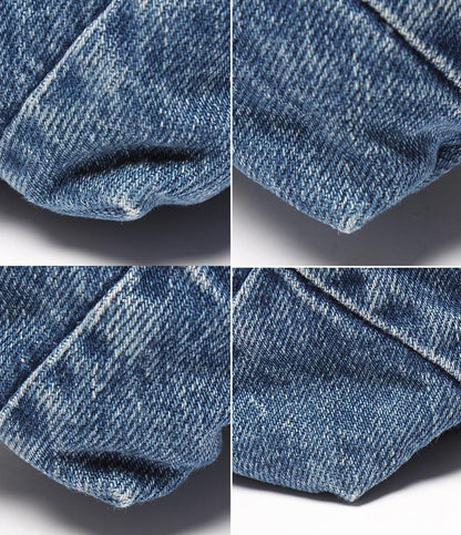 美品 シャネル トートバッグ チェーンショルダーバッグ 肩掛け デニム シルバー金具 マトラッセ CHANEL 22 レディース CHANEL