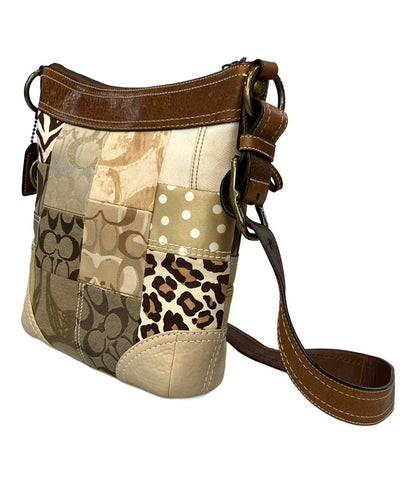 COACH ショルダーバッグ 斜め掛け シグネチャー パッチワーク 10812 レディース コーチ